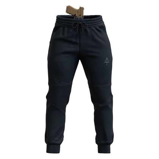 מכנסי ספורט ארוכים לנשיאת אקדח נסתרת- שחור Carrier Joggers Mk.II - Midnight Black