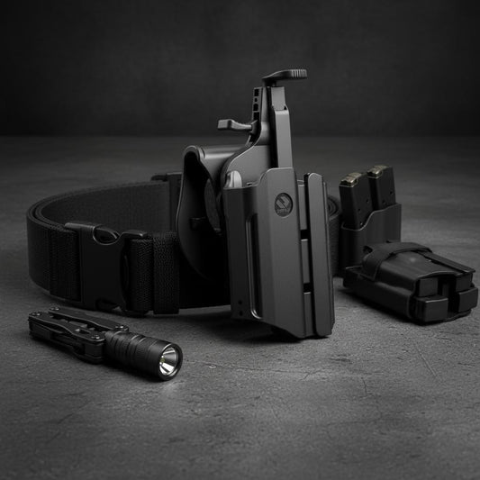 נרתיק אוניברסלי -נרתיק אמצעים חיצוני -  HOLSTER WITH LIGHT