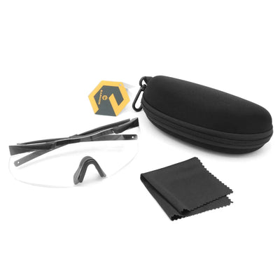 ציוד למטווח - משקפי מגן ואוזניות