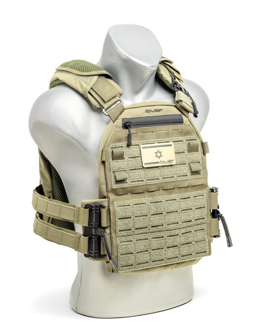 אפוד קומנדו מודולרי איתן 6 דור 2 לייזר | אפוד מיגון אישי טקטי ללוחמה אורבנית - MRA -IL 